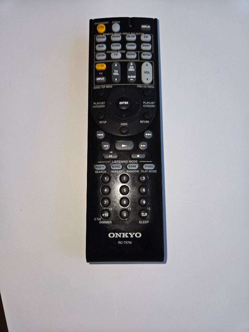 Original Genuine OEM Onkyo RC-737M Remote Control
